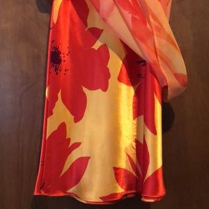 Jessica Howard Petite orange floral dress